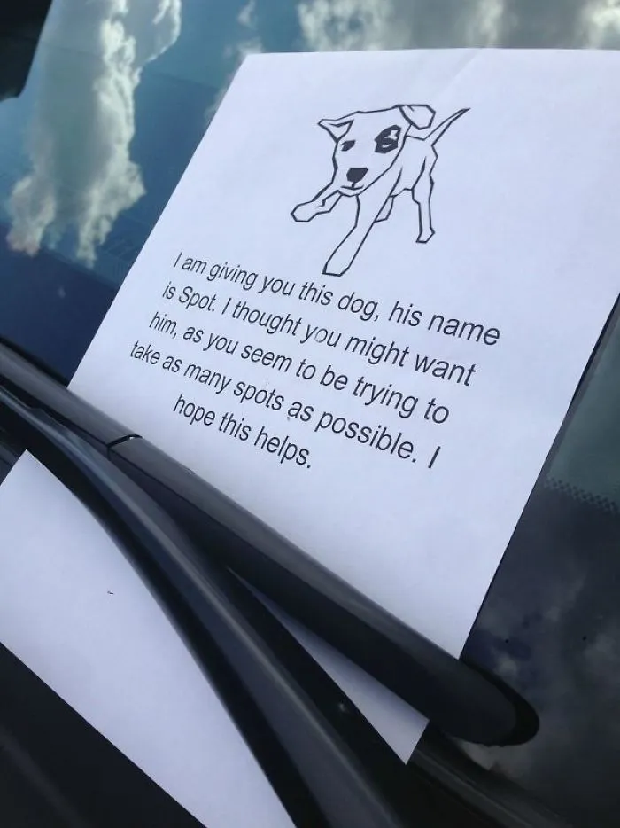 37 Of The Best Notes Left For Asshole Drivers Who Don't Know How To Park