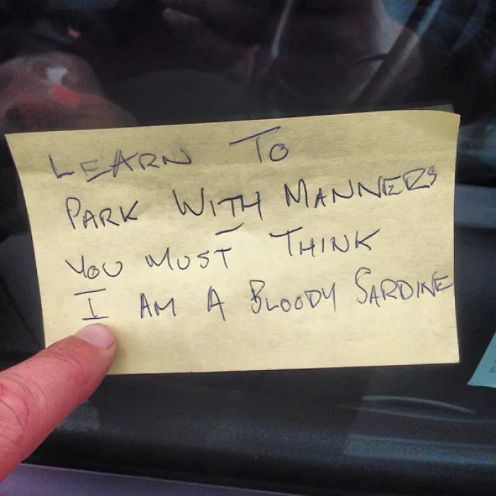 37 Of The Best Notes Left For Asshole Drivers Who Don't Know How To Park