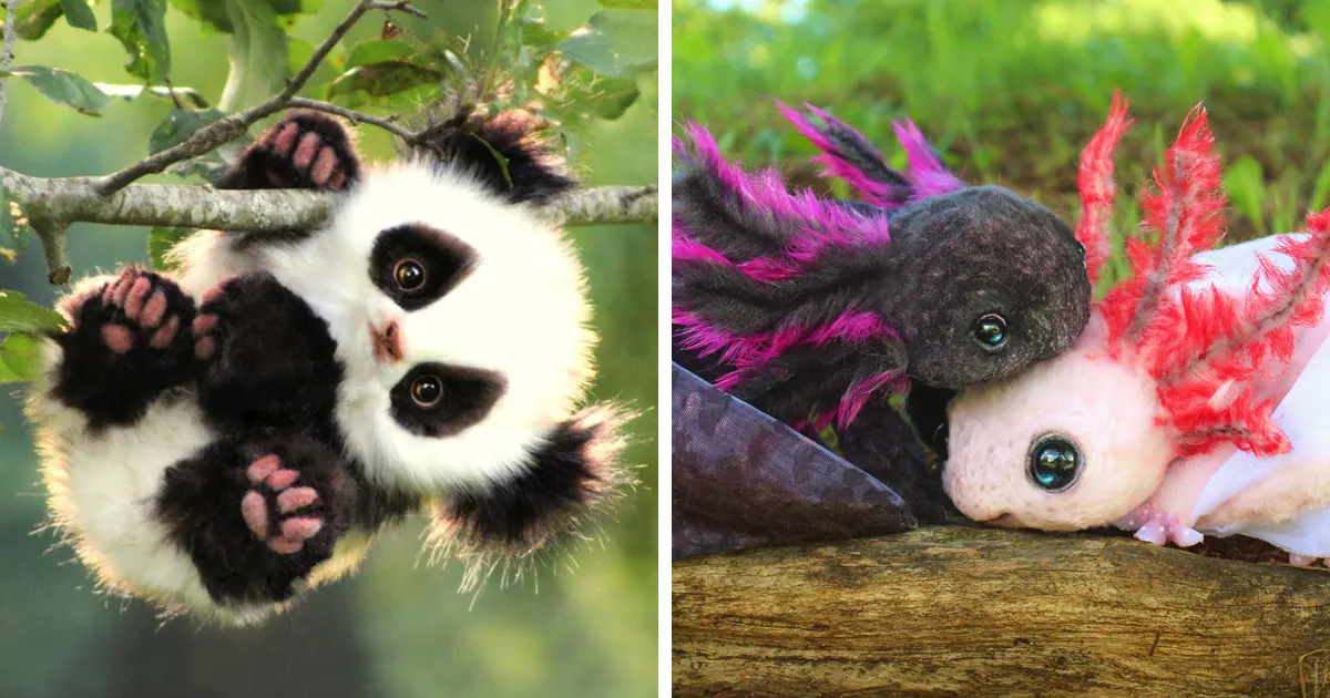 Crías realísticas de los animales y dragones que yo hago para adoptar
