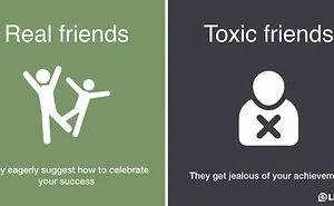 8 Ways To Tell The Difference Between Real Friends and Toxic Friends