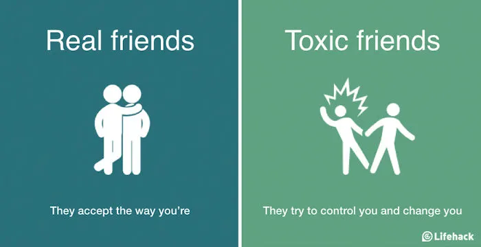 8 Ways To Tell The Difference Between Real Friends and Toxic Friends