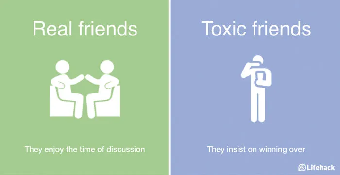 8 Ways To Tell The Difference Between Real Friends and Toxic Friends