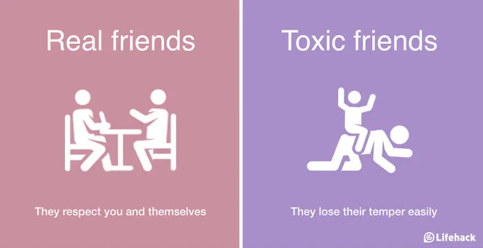 8 Ways To Tell The Difference Between Real Friends and Toxic Friends