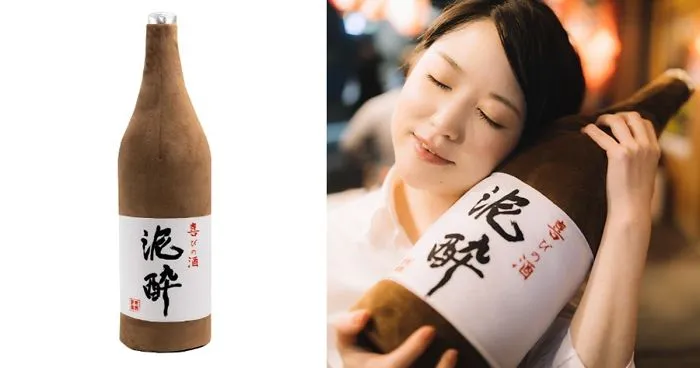 This Sake Pillow Will Make You Look Like You've Passed Out Drunk