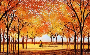 I Express My Love For Autumn Through My Art