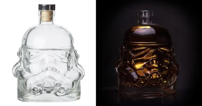 Storm Trooper Whiskey Decanter Based On The Original Helmet Molds Created In 1976