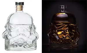 Storm Trooper Whiskey Decanter Based On The Original Helmet Molds Created In 1976