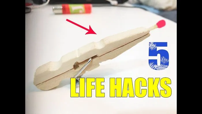 5 Life Hacks With Wooden Clothespin