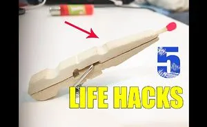5 Life Hacks With Wooden Clothespin