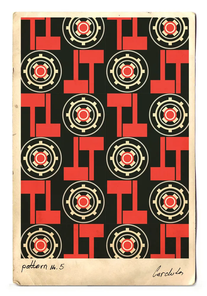 I Created These Patterns Inspired By Russian Constructivism