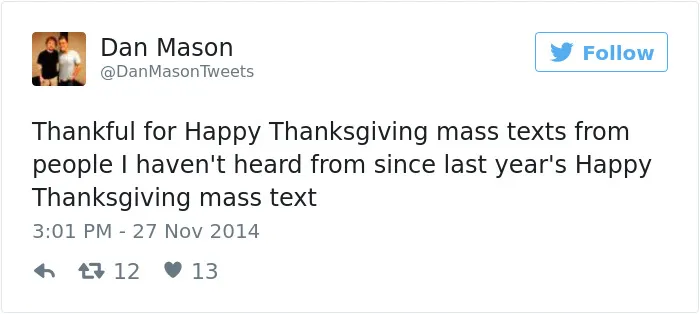 50 Hilariously Relatable Tweets About Thanksgiving