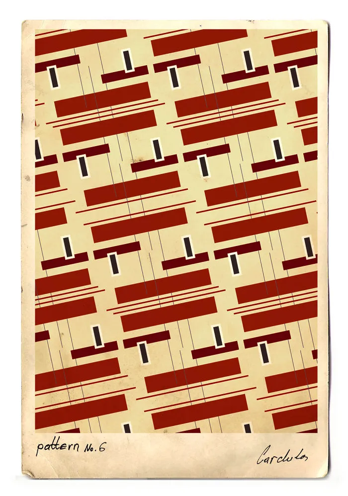 I Created These Patterns Inspired By Russian Constructivism