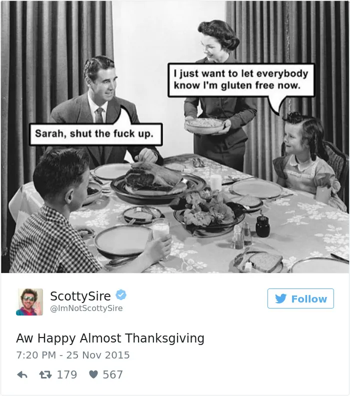 50 Hilariously Relatable Tweets About Thanksgiving