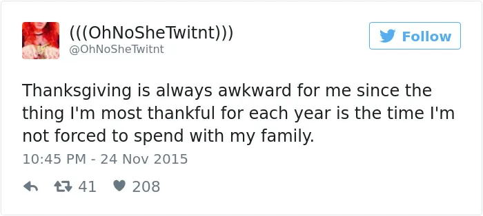 50 Hilariously Relatable Tweets About Thanksgiving