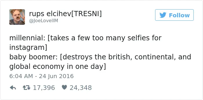 59 Of The Best Comebacks To Baby Boomers Who Complain About Millennials