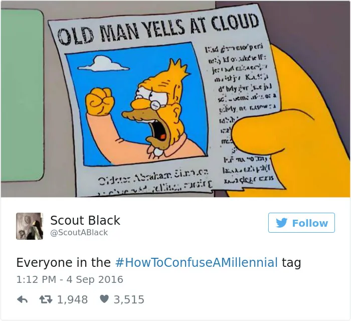 59 Of The Best Comebacks To Baby Boomers Who Complain About Millennials