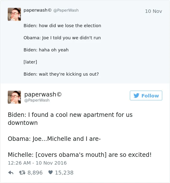 77 Hilarious Conversations Between Obama And Biden Are The Best Medicine After This Election
