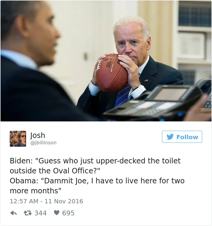 77 Hilarious Conversations Between Obama And Biden Are The Best Medicine After This Election