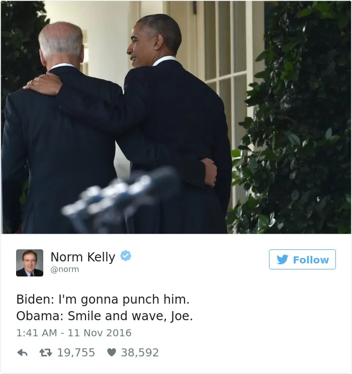 77 Hilarious Conversations Between Obama And Biden Are The Best Medicine After This Election