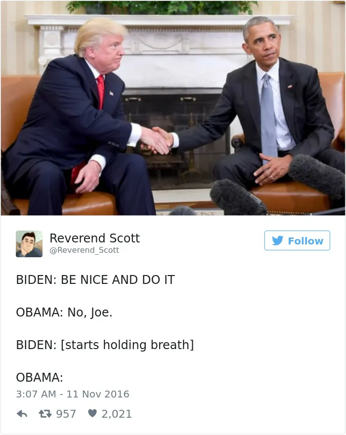 77 Hilarious Conversations Between Obama And Biden Are The Best Medicine After This Election