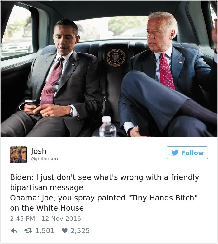 77 Hilarious Conversations Between Obama And Biden Are The Best Medicine After This Election