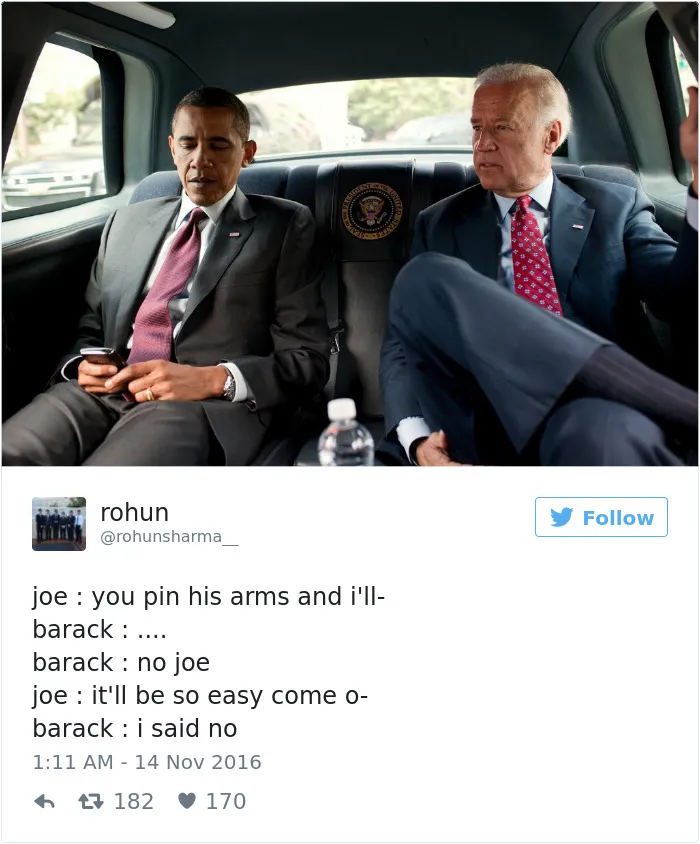 77 Hilarious Conversations Between Obama And Biden Are The Best Medicine After This Election