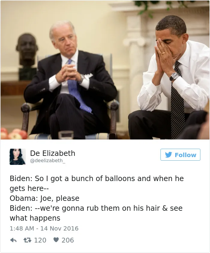 77 Hilarious Conversations Between Obama And Biden Are The Best Medicine After This Election