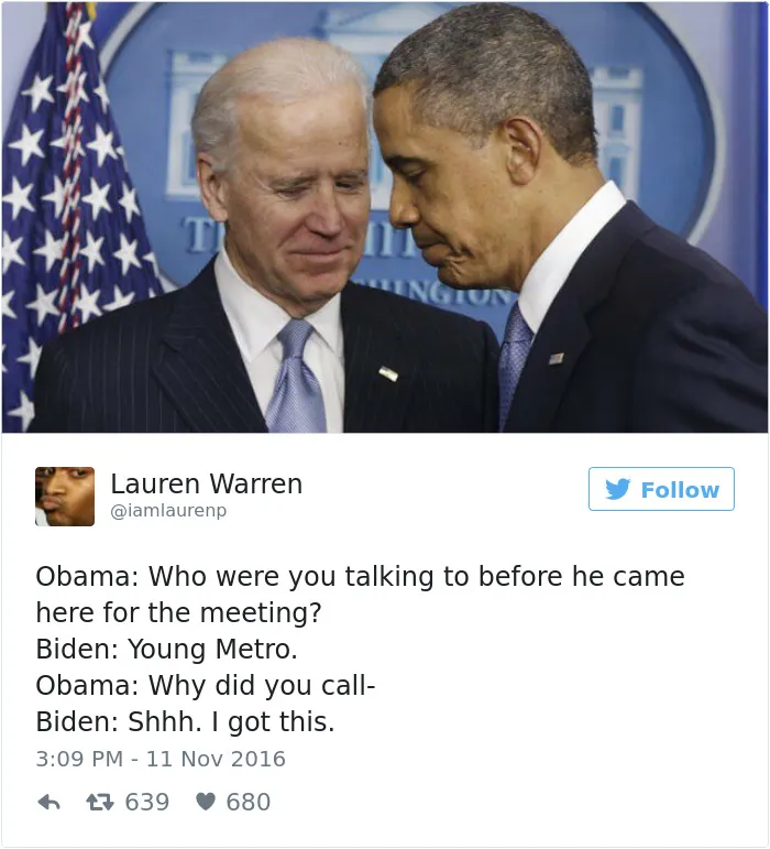 77 Hilarious Conversations Between Obama And Biden Are The Best Medicine After This Election