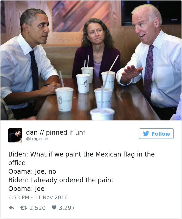 77 Hilarious Conversations Between Obama And Biden Are The Best Medicine After This Election