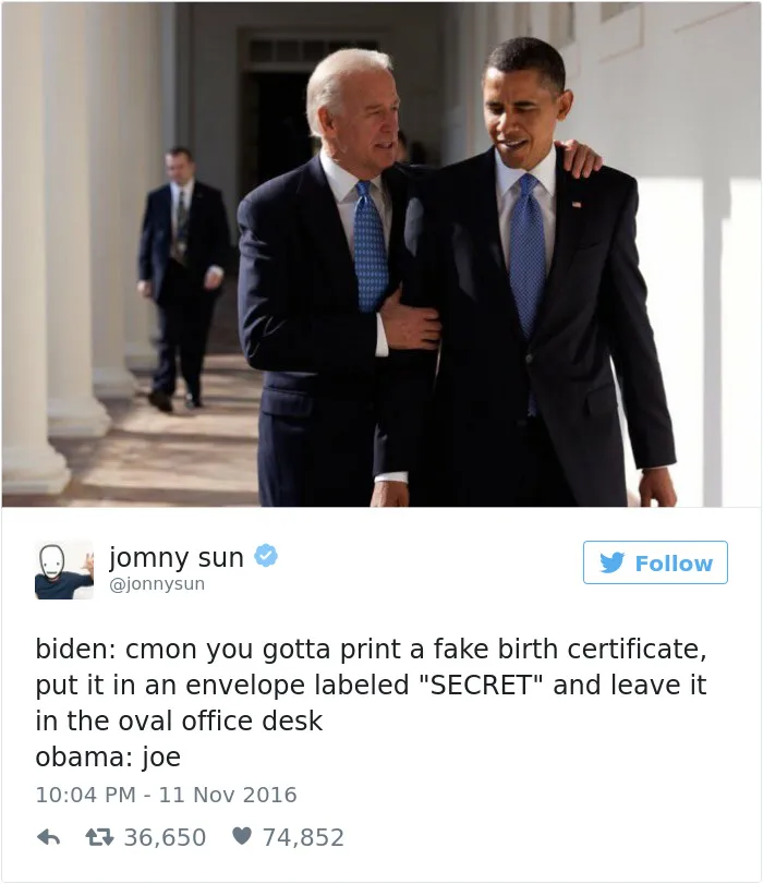 77 Hilarious Conversations Between Obama And Biden Are The Best Medicine After This Election