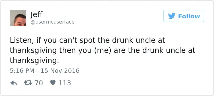 50 Hilariously Relatable Tweets About Thanksgiving