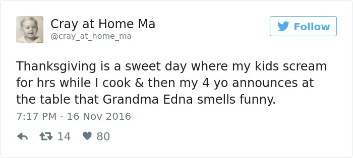 50 Hilariously Relatable Tweets About Thanksgiving