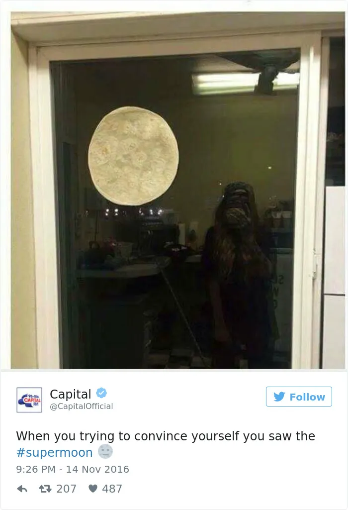 76 Hilarious Reactions To The Disappointing Supermoon