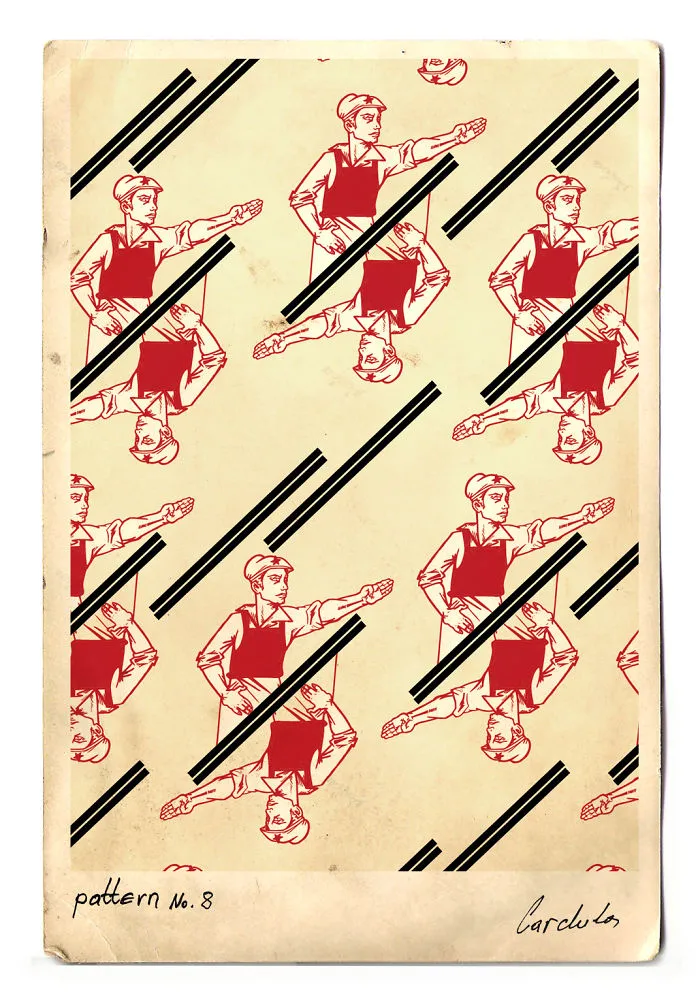 I Created These Patterns Inspired By Russian Constructivism