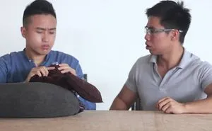 Aubergine Pillow, Comfort In A Puff