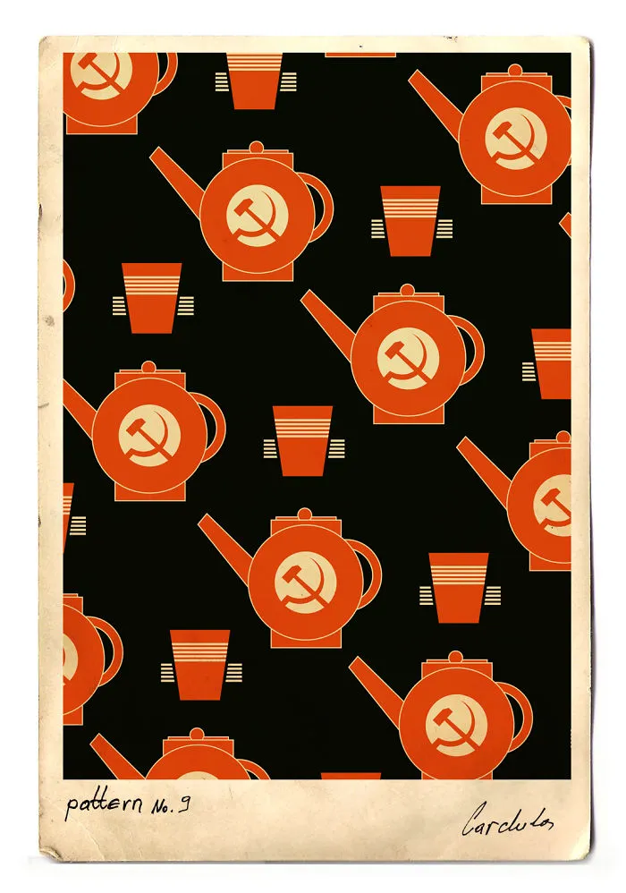 I Created These Patterns Inspired By Russian Constructivism