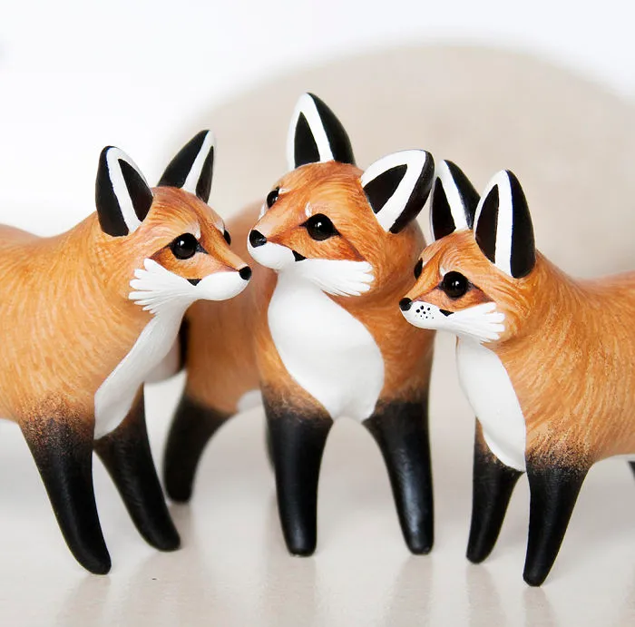 Tiny Animal Sculptures That I Create From Polymer Clay