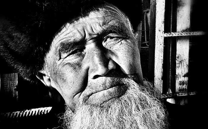 Faces Of Central Asia. Common Face