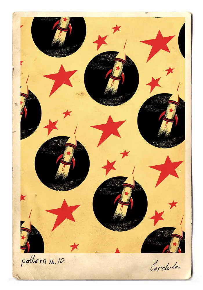 I Created These Patterns Inspired By Russian Constructivism