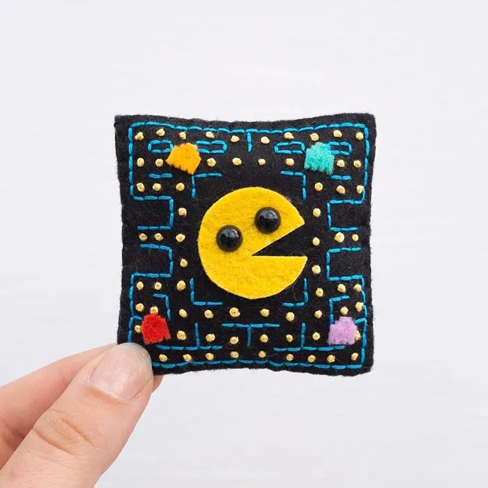 Artist Felts 100 Cute Faces For 100 Straight Days