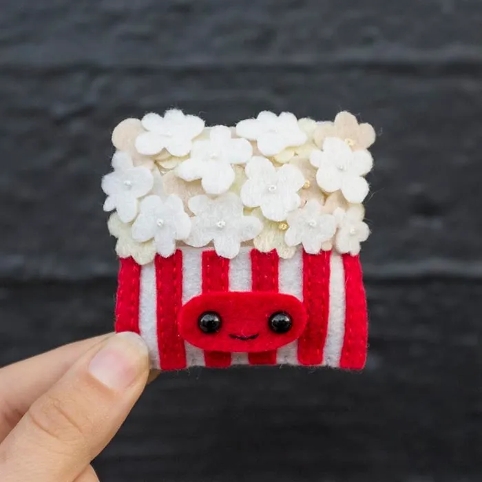 Artist Felts 100 Cute Faces For 100 Straight Days
