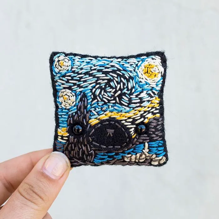 Artist Felts 100 Cute Faces For 100 Straight Days