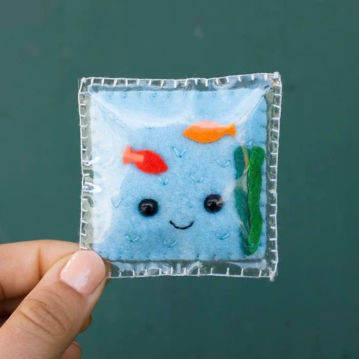Artist Felts 100 Cute Faces For 100 Straight Days
