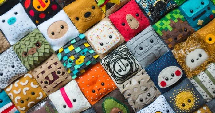 Artist Felts 100 Cute Faces For 100 Straight Days