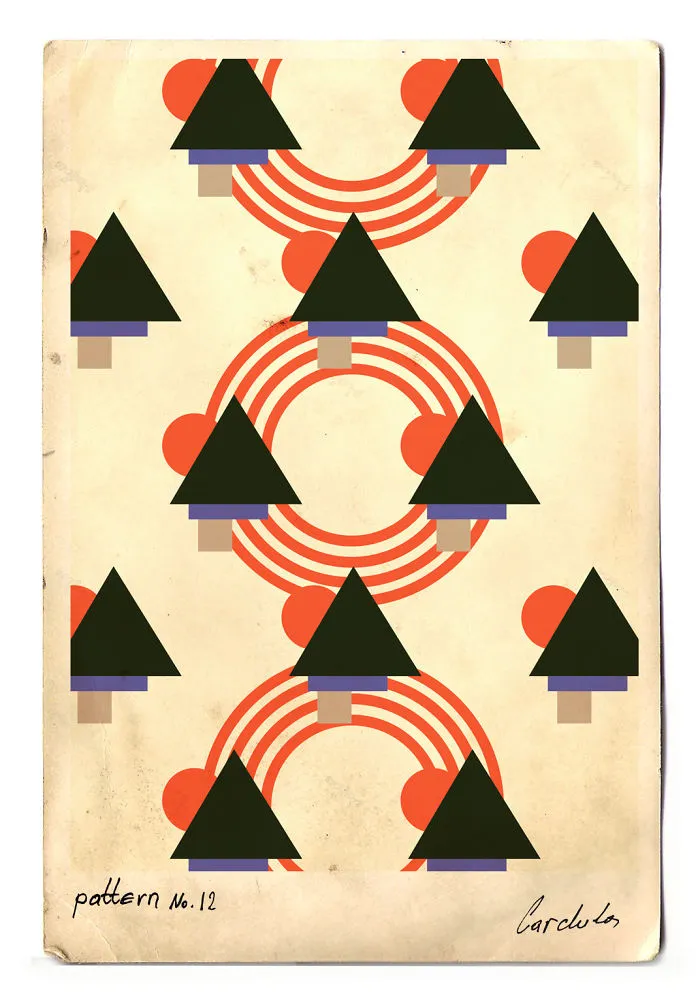 I Created These Patterns Inspired By Russian Constructivism