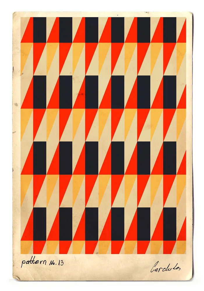 I Created These Patterns Inspired By Russian Constructivism