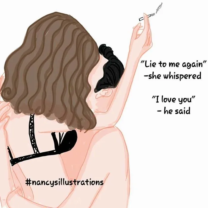 Illustrations Of Couple With Quotes