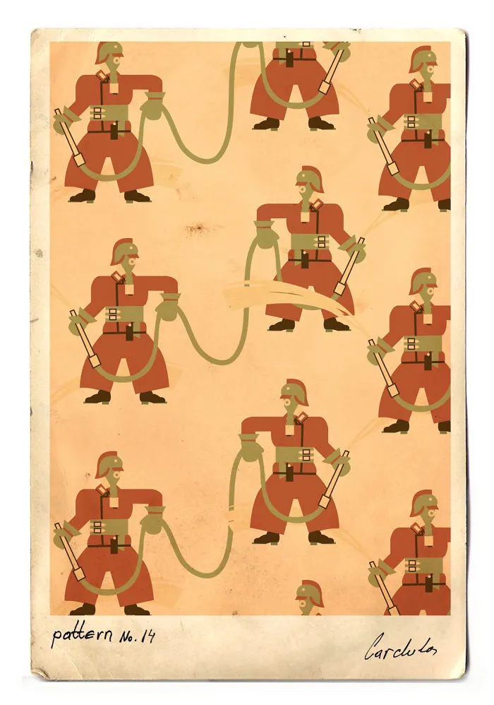 I Created These Patterns Inspired By Russian Constructivism