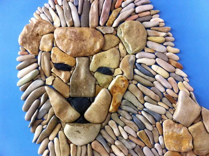 I Create Art From Stones I Find On The Beach