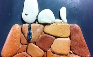I Create Art From Stones I Find On The Beach